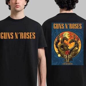 Guns N Roses Sofia  Concert T-Shirt Rock Music Tour Graphic Tee